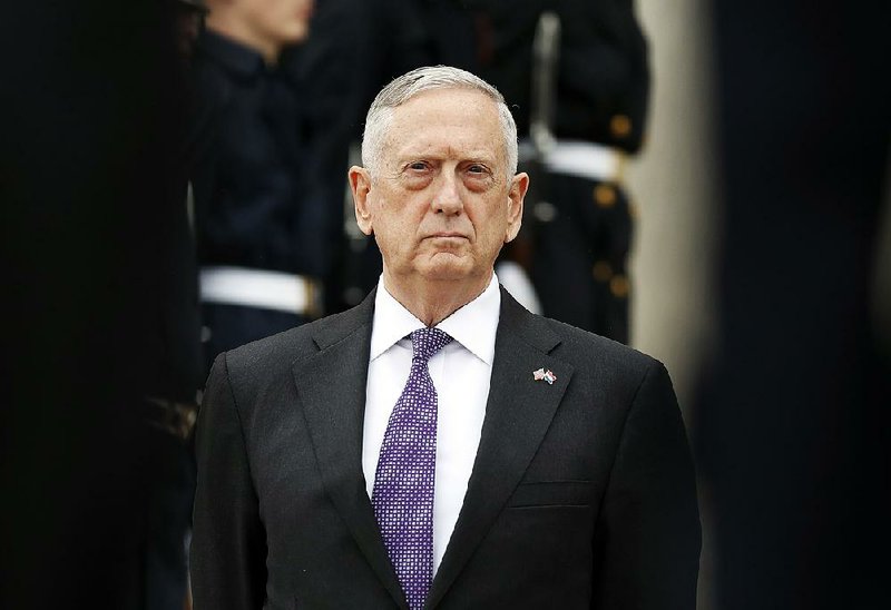 U.S. Defense Secretary James Mattis says he has signed orders to send troops to Afghanistan “but it’s not complete.” 