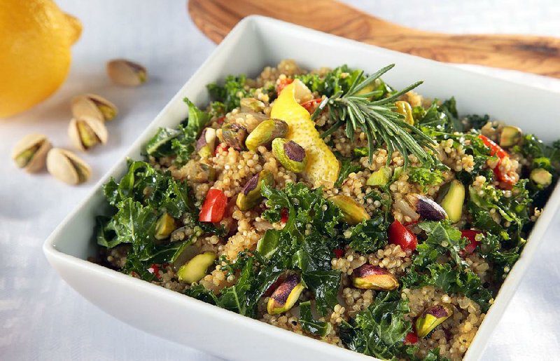 Quinoa Kale Risotto With Pistachios 