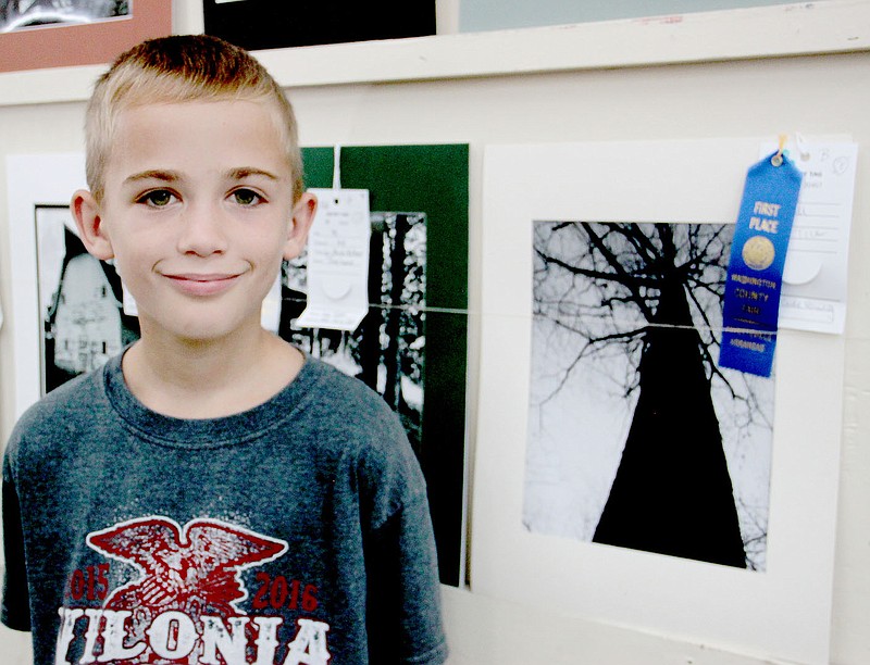 Cade Young, 9, of Farmington, received a first place ribbon for his photograph of this tree in the junior photography division at Washington County Fair. Cade said he used a tablet to take the picture.