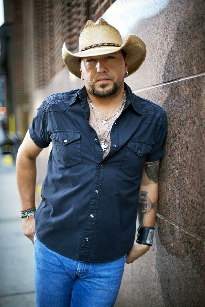 In this Sept. 8, 2016 photo, country singer Jason Aldean poses for a portrait in New York.