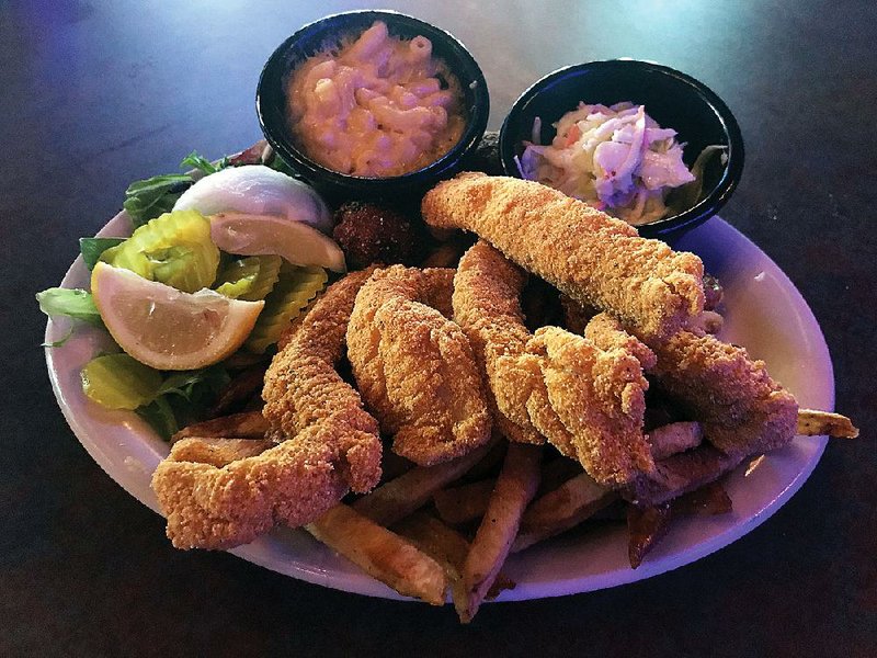 The fried catfish and fries at GiGi’s Soul Cafe & Lounge is a bounty of fried goodness. 