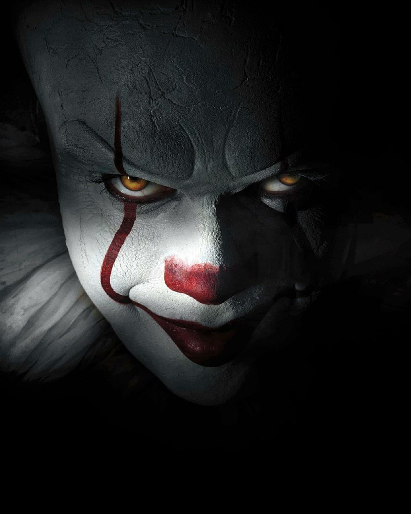 Bill Skarsgard as Pennywise in New Line Cinema's horror thriller "IT," a Warner Bros. Pictures release.