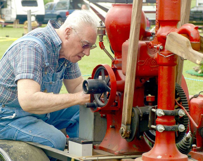 TIRED IRON OF THE OZARKS — Tractor & engine show, including exhibitions of old-time saw milling and blacksmith work, operating hit and miss engines, and home and business-related antiques, 8 a.m.-3 p.m. today-Sunday, 13344 Taylor Orchard Road in Gentry. Free. 736-2841.