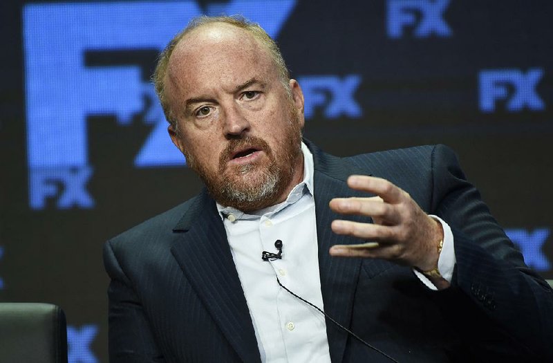 In this Aug. 9, 2017, file photo, Louis C.K., co-creator/writer/executive producer, participates in the "Better Things" panel during the FX Television Critics Association Summer Press Tour at the Beverly Hilton in Beverly Hills, Calif. 