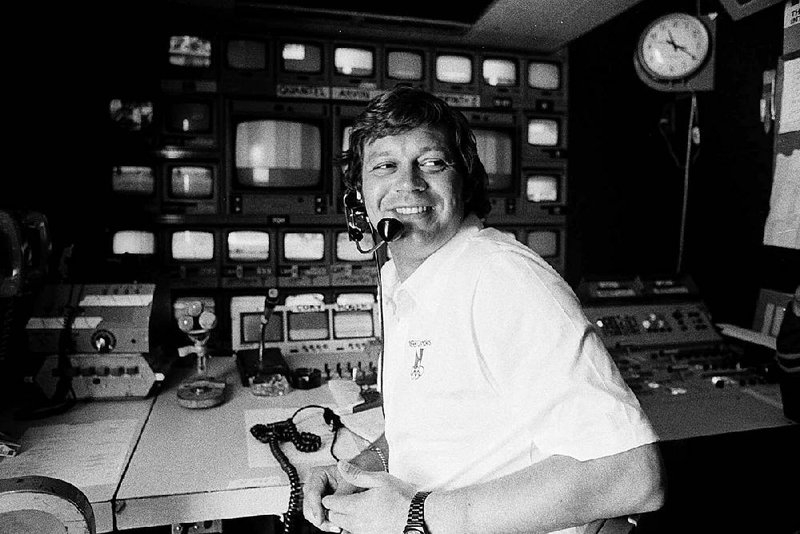 This April 14, 1978, file photo shows TV producer Don Ohlmeyer at a mobile TV control center during a golf tournament in Rancho Mirage, Calif.