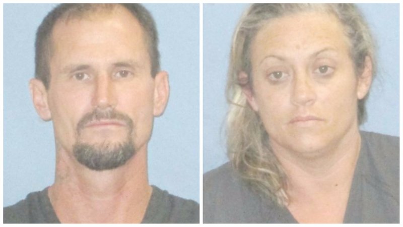 Bobby Sweet, 44, of Excelsior Springs, Mo., left; and Gina Harrison, 39, of England