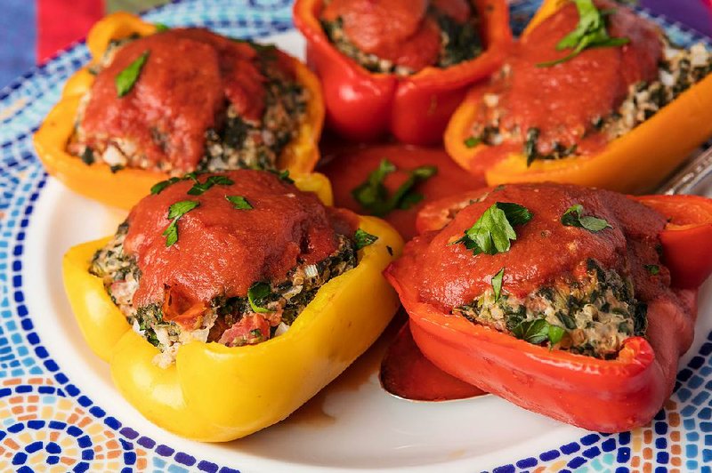 Turkey-and-Quinoa-Stuffed Peppers 