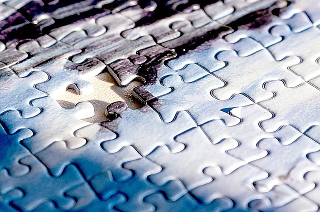 Doing jigsaw and crossword puzzles can keep the brain sharp.