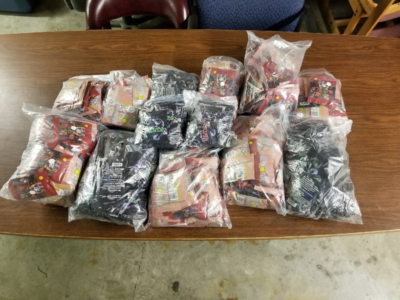 During a search of a storage unit on Sept. 7, the Pine Bluff Police Department seized a total of 26.6 pounds of synthetic marijuana.

