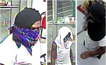 Police released these surveillance images from the Thursday, Sept. 15, 2017, robberies of Shell and EZ Mart gas stations.