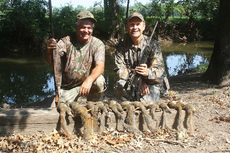 Early fall is a great time to bag squirrels all over Arkansas, especially in places like Bayou Meto Wildlife Management Area.