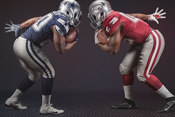 Why are the Dallas Cowboys wearing red flowers on their London jerseys?
