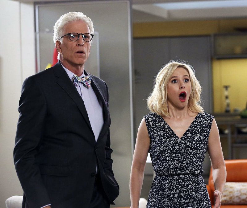 The Good Place, starring Ted Danson and Kristen Bell, returns to NBC on Wednesday. Last season’s finale twist revealed that the Good Place is, in fact, part of the Bad Place.