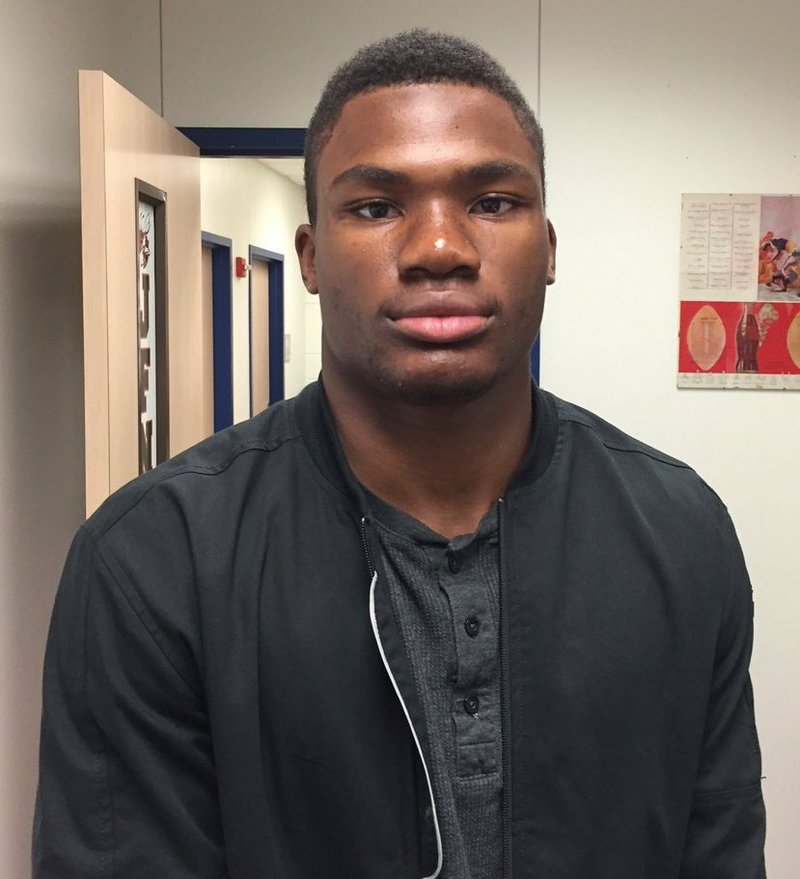 Arkansas was the first school to offer junior safety Anfernee Orji. 