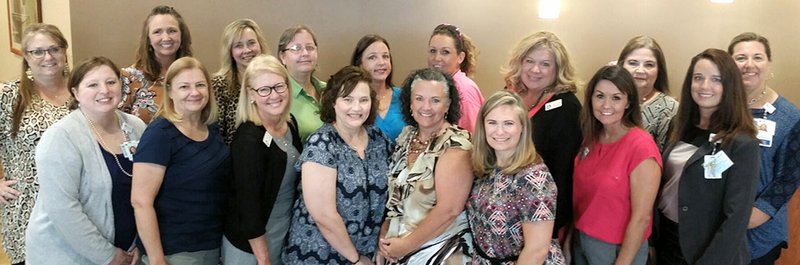 Submitted Photo Several new members were appointed to the Healthy Community Advisory Council. At a recent meeting, the Council took a new photograph. Pictured are Aimee Morrell (front, left), Mary Ann Owens, Grace Davis, Merritt Kerrwood, Julie Chandler, Holland Hayden, Sara Jones, Rebecca Pearrow, Mary Fears (back, left), Sheila Wilmeth, Trish Estes, Kathy Ware-Ferguson, Marnita Marler, Andrea Mercer, Kelly Svebek, Adrienne Barr and Maria Wleklinski.