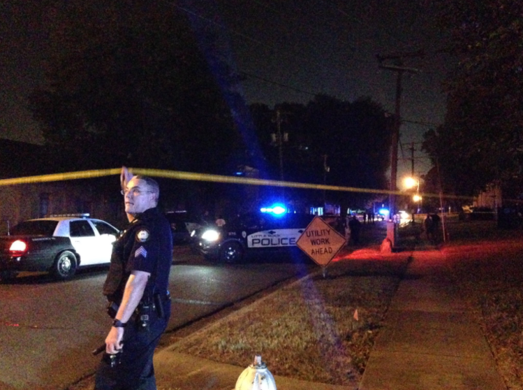 Police investigate after an officer-involved shooting early Thursday in Little Rock.