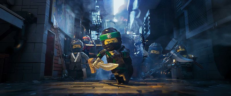 Nya (voice of Abbi Jacobson) is a teenage ninja fighting against an evil warlord in The Lego Ninjago Movie.