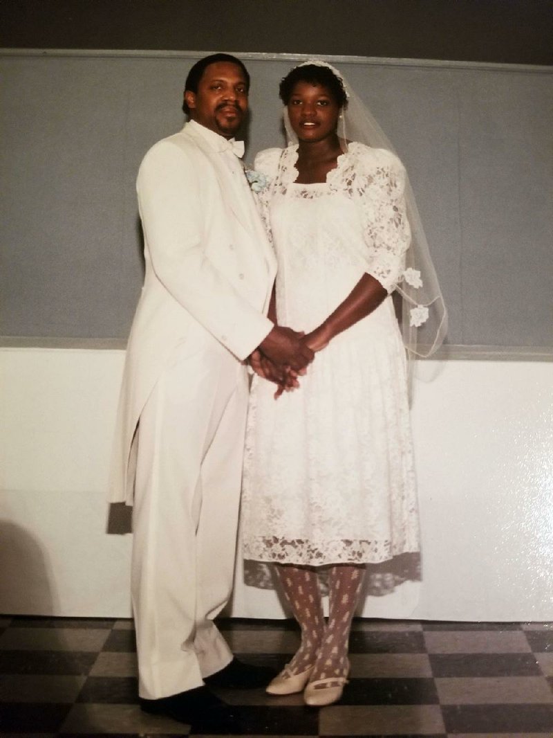 Earnestine Young and Ronald Foster met in a nightclub Earnestine didn’t want to go to because she didn’t like the type of men she thought would be found there. They were married in May 1986.