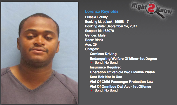 Lorenzo Reynolds, 29, of Little Rock