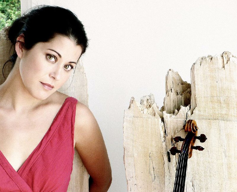Violinist Jennifer Frautschi joins five members of the Arkansas Symphony to play Peter Tchaikovsky’s “Souvenir de Florence” sextet Tuesday at the Clinton Presidential Center in Little Rock. 
