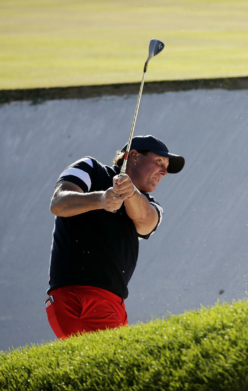 Phil Mickelson has participated in every Presidents Cup since it began in 1994, and he recorded the final point for the U.S. in its 19-11 victory at Liberty National Golf Club in Jersey City, N.J. on Sunday.