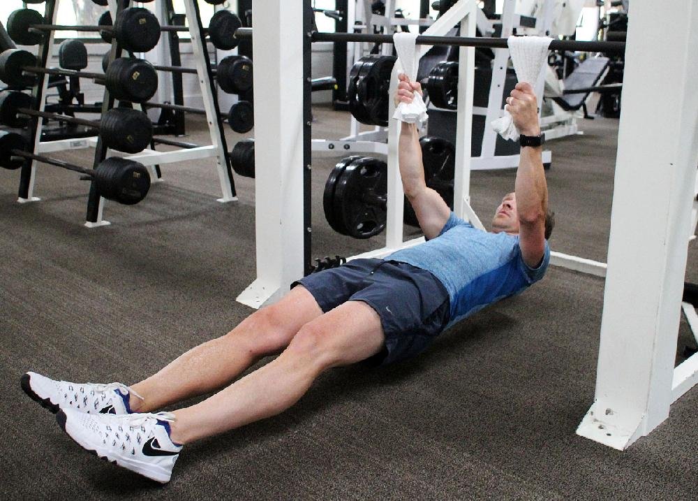 Join gym, learn exercises like Towel Smith Row