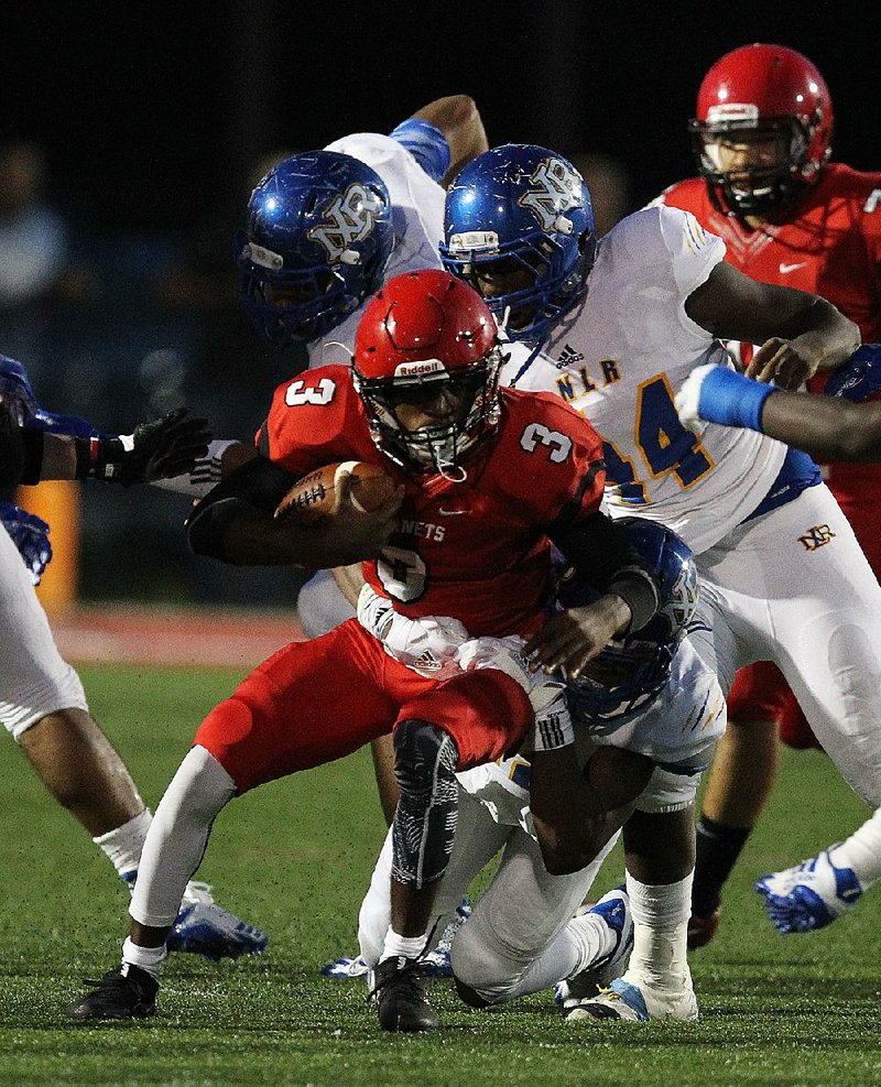 Maumelle quarterback Xavion Morgan has led the Hornets to a 2-0 start in the 5A-West Conference. The Hornets host Clarksville on Friday. 