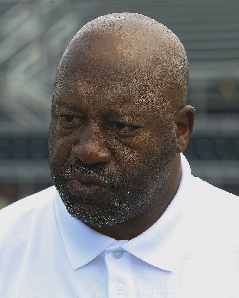 University of Arkansas Pine Bluff head football coach Monte Coleman.
