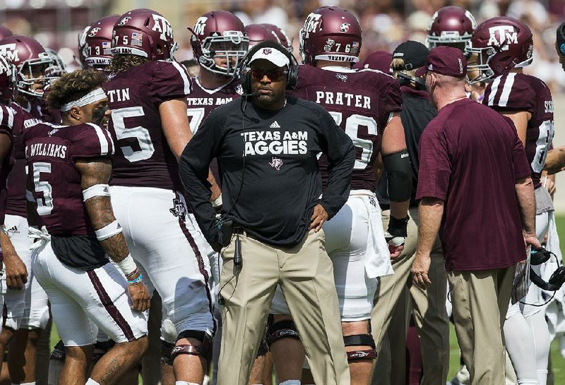 Texas A&M Coach Kevin Sumlin said the mindset for his players shouldn’t change because the Aggies host top-ranked Alabama today. 