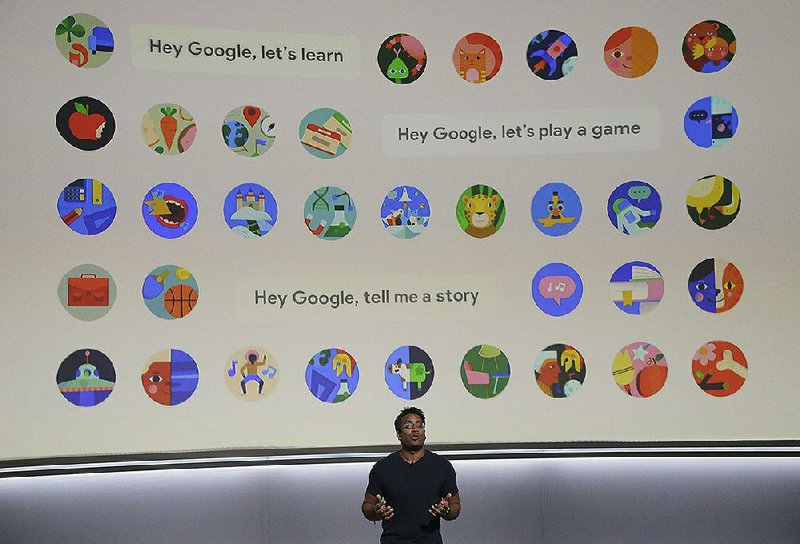 Google’s Rishi Chandra speaks at a Google event at the SFJAZZ Center in San Francisco earlier this month.