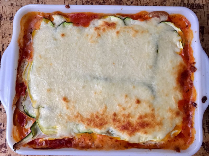 No-noodle vegetable lasagna 