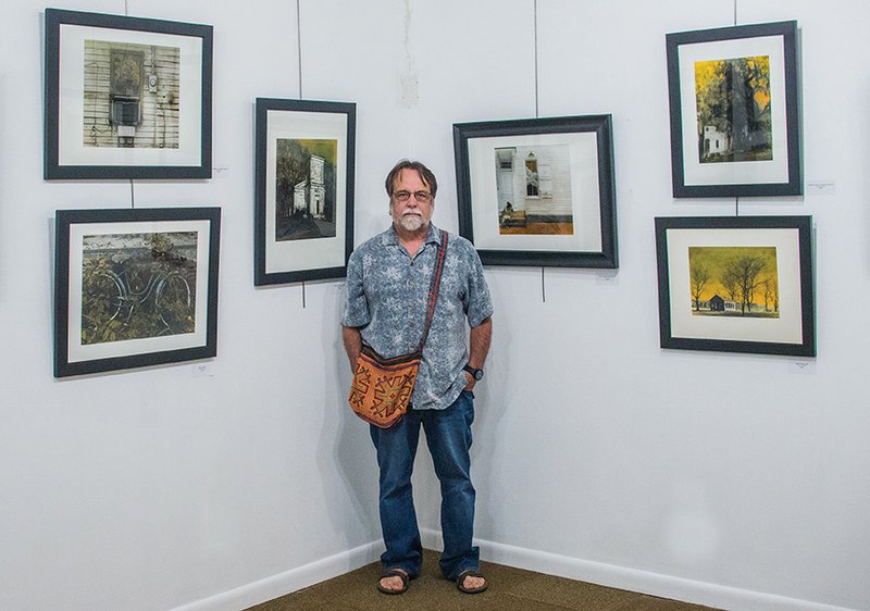 David Rackley of Russellville displays 35 photographs in a new exhibit at the River Valley Arts Center. The exhibit combines work from two of his 
ongoing projects.