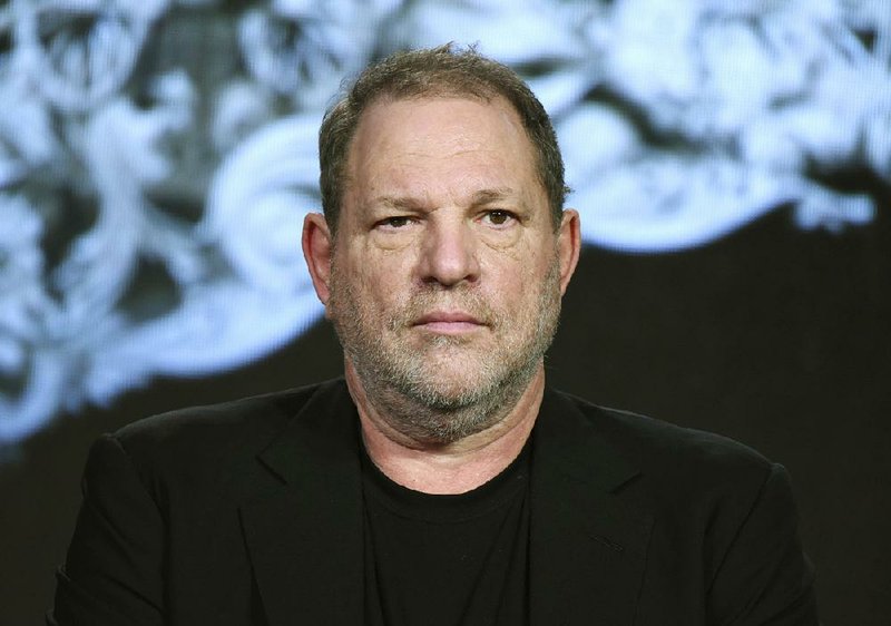  In this Jan. 6, 2016 file photo, producer Harvey Weinstein participates in the "War and Peace" panel at the A&E 2016 Winter TCA in Pasadena, Calif. 