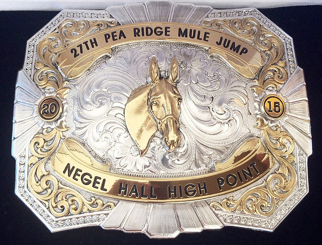 TIMES photograph by Annette Beard Montana silversmith belt buckle