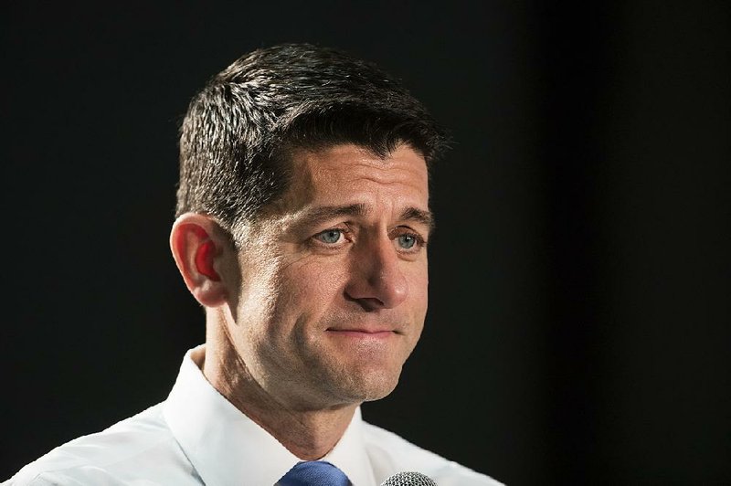 Speaker of the House Paul Ryan, R-Wis., speaks at the Pennsylvania Machine Works, a family-owned pipe-fitting manufacturer, in Aston, Pa., Thursday, Sept. 28, 2017. 