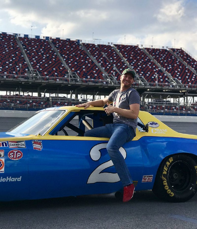 Dale Earnhardt Jr. got a chance to drive his father’s Chevrolet Monte Carlo before his final race at Talladega
Superspeedway.