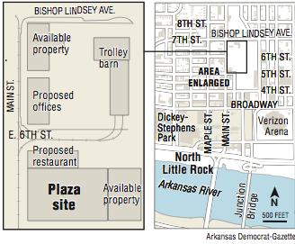 Maps showing Argenta Plaza.