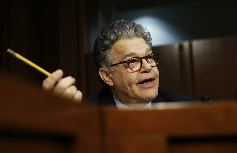 Sen. Al Franken, D-Minn., clashed with Attorney General Jeff Sessions during Sessions’ appearance before the Senate Judiciary Committee, accusing him of moving the “goal post” in denials of contacts with a Russian ambassador and saying the Justice Department under Sessions “has “demonstrated an unrelenting hostility toward [lesbian, gay, bisexual and transgender] people.”