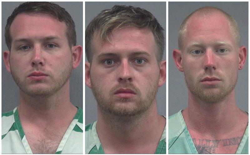 From left: William Fears, 30; Colton Fears, 28; and Tyler Tenbrink, 28.