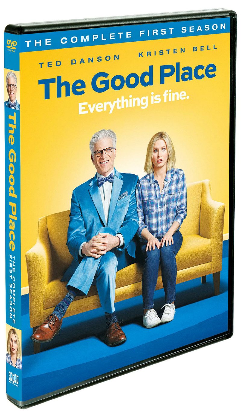 DVD case for season 1 of The Good Place