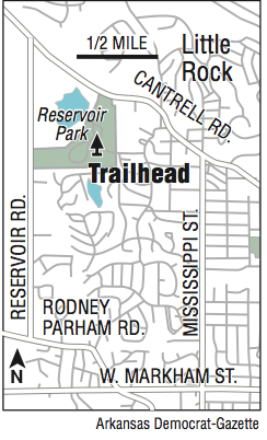 Map showing the location of Reservoir Park
