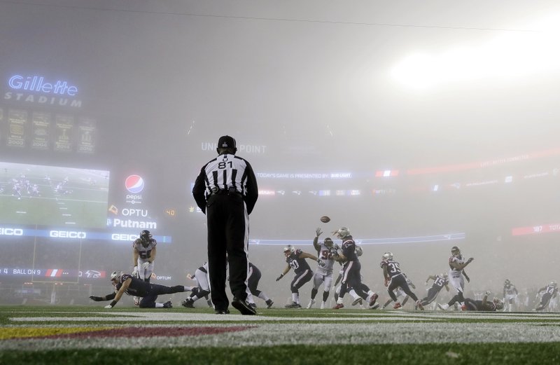 patriots falcons game