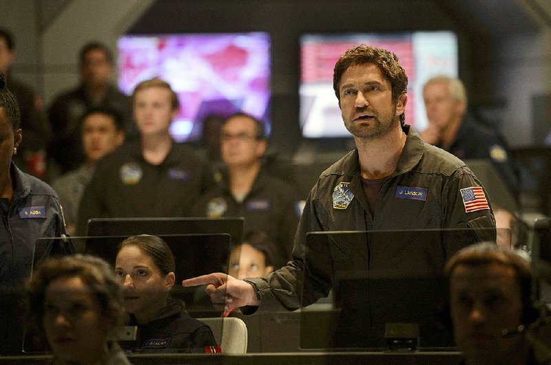 Gerard Butler stars as Jake Lawson in the new suspense thriller Geostorm. It came in second at last weekend’s box office and made about $14 million.
