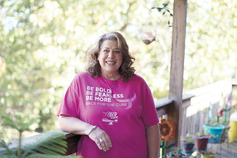 Rhonda Cole of Russellville has dedicated much of her life to helping others go through breast cancer, the same disease she overcame after her diagnosis in October 2011. Another breast cancer survivor profile is on page 7V.