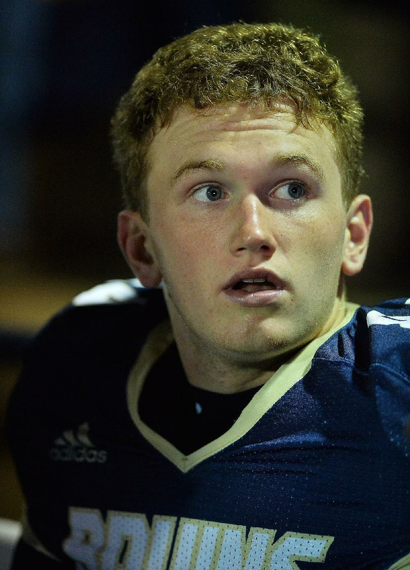 Pulaski Academy receiver Hudson Henry during Friday night's game against McClellan at Joe B. Hatcher stadium in Little Rock.

Special to the Democrat-Gazette/JIMMY JONES