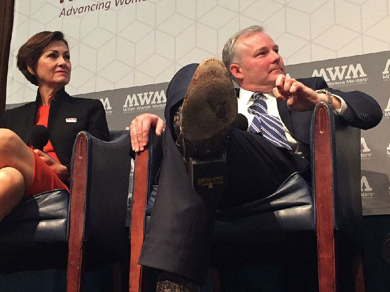 Arkansas Lt. Gov. Tim Griffin  and  Iowa Gov. Kim Reynolds appeared on a panel Tuesday in Washington. They discussed STEM programs and mentorship programs for girls and young women.
