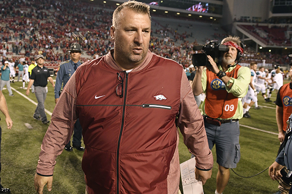 Wholehogsports - Video: Bret Bielema Recaps Win Over Coastal Carolina