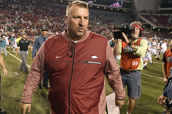 WholeHogSports - VIDEO: Bret Bielema recaps win over Coastal Carolina