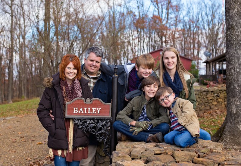 Alma senior Sierra Bailey enjoys a happy family life with parents Casey Jo and Wes Bailey, who adopted her when she was 5, and her brothers (from left) Luke, Derek and Jackson.