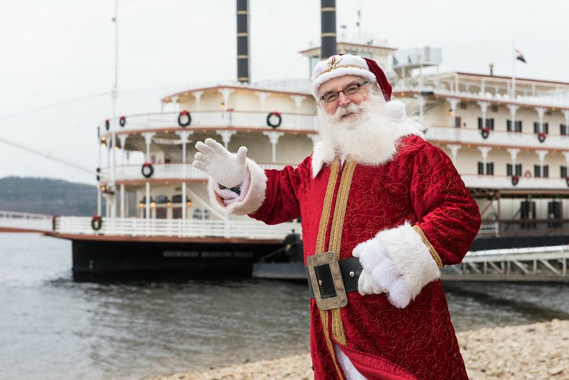 Courtesy Photo Santa is ready to set sail on the Showboat Branson Belle, where the promise of each cruise is shared songs, happy families and holiday cheer.